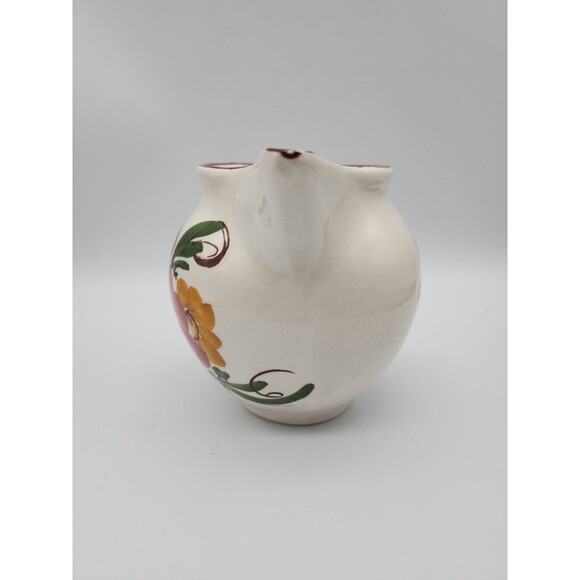 Italian Floral Pitcher Ristorante Tuscolo Grottaferrata Velletri Souvenir Piece? - Picture 2 of 11